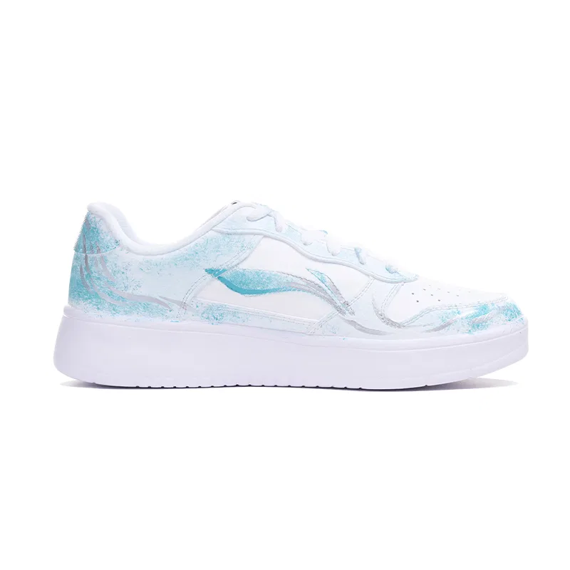 Кроссовки для скейтбординга легкие Li-Ning White Cyan Gradient — фото 3