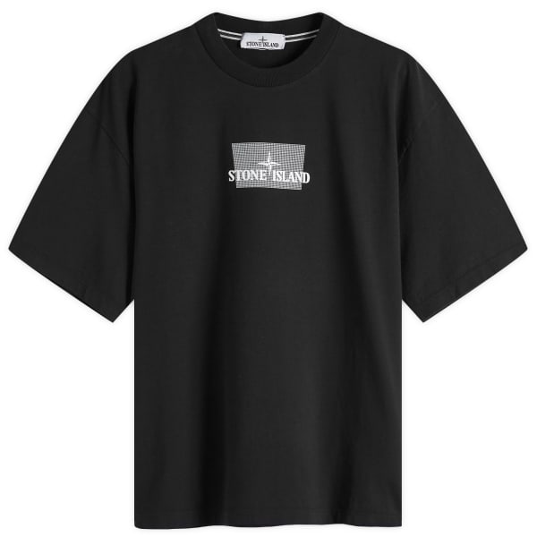 

Футболка с логотипом в виде сетки Stone Island, черный