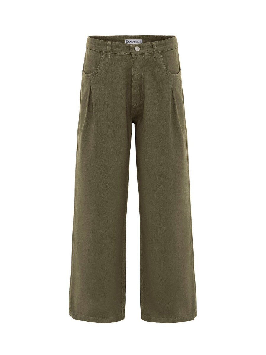 

Широкие брюки со складками спереди Dandalo, хаки