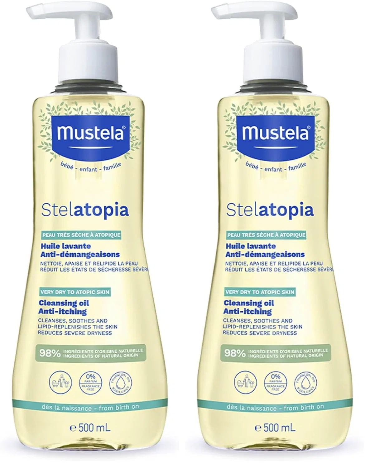Масло для ванны Stelatopia от Mustela, 500 мл Mustela
