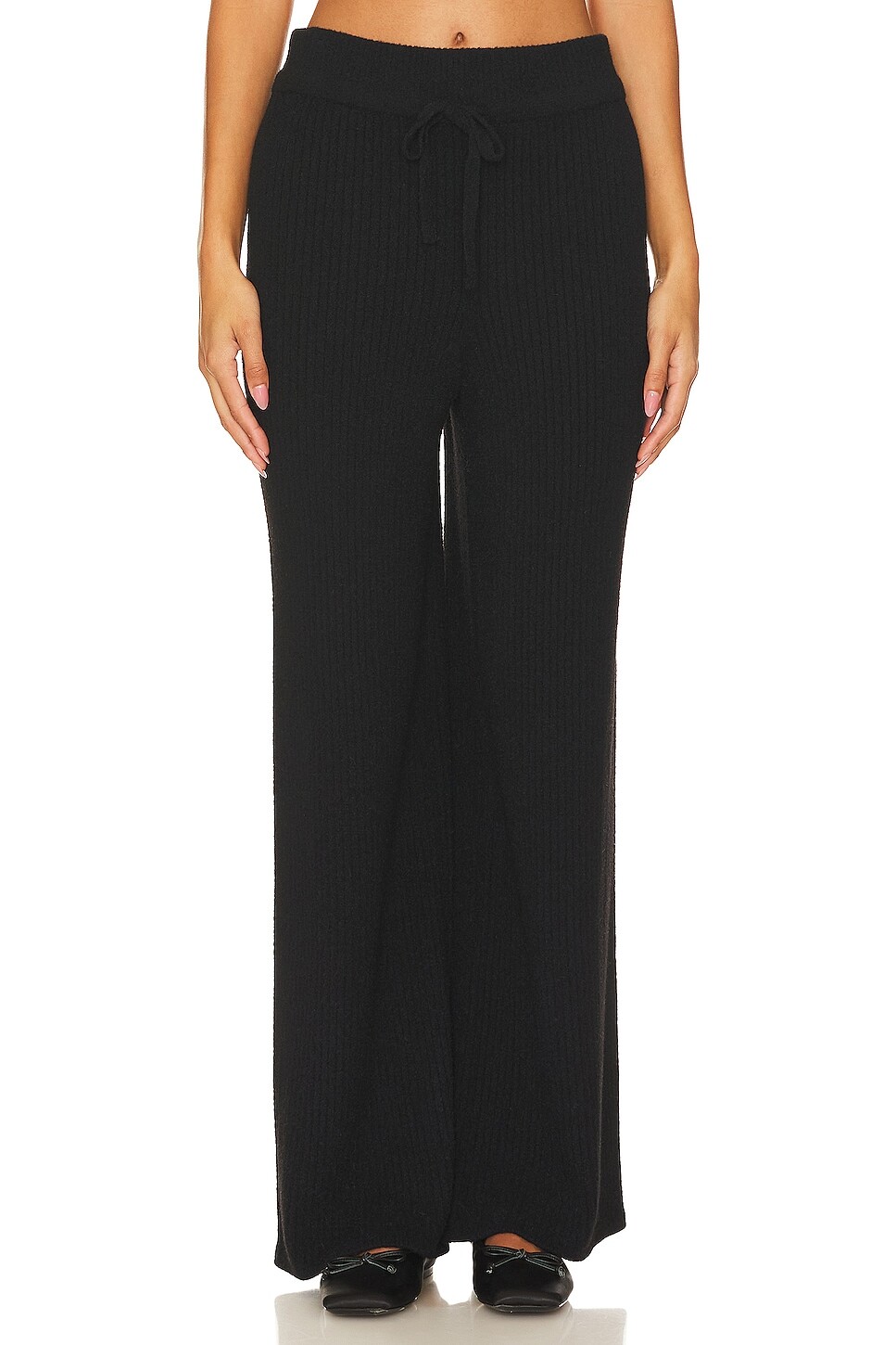 

Брюки Spiritual Gangster Wide Leg Chenille, черный