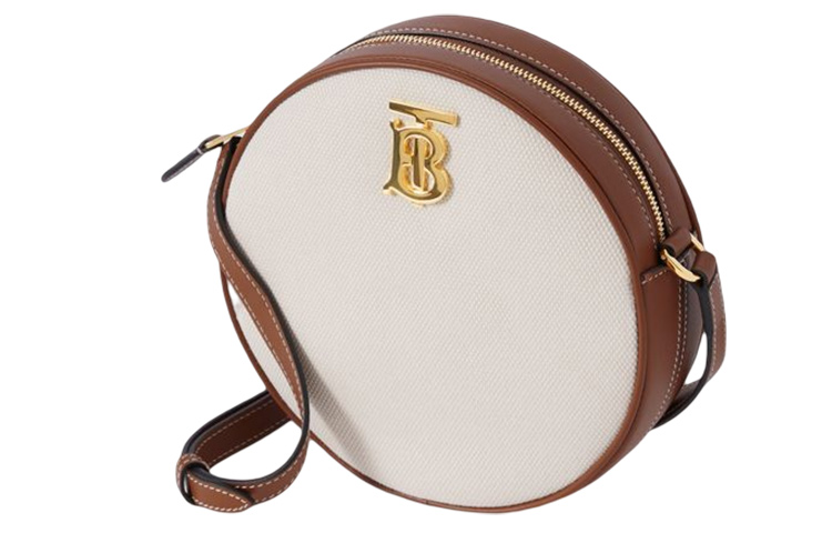 Женская сумка-кроссбоди Burberry из хлопка с кожаными деталями — фото 2