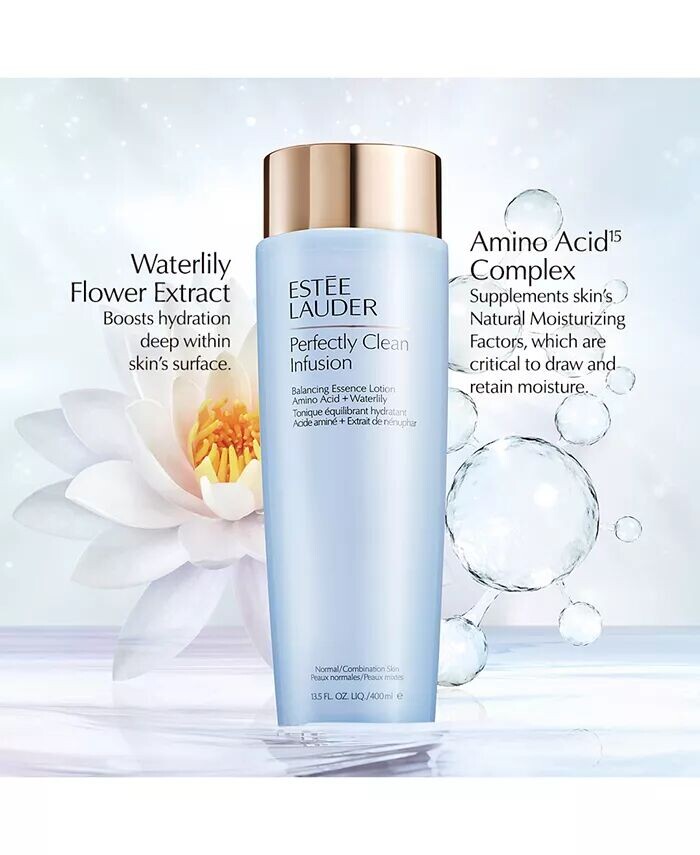 Эссенция Estée Lauder — Балансирующая Perfectly Clean Infusion с аминокислотами и кувшинкой — фото 2
