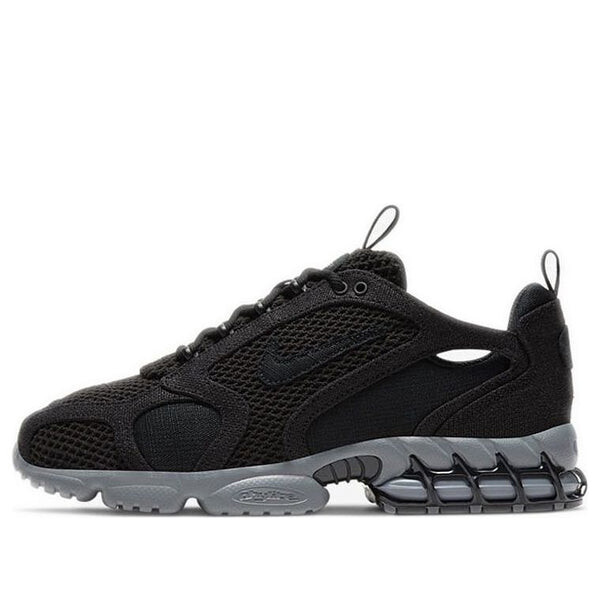 

Кроссовки x stussy air zoom spiridon в клетке 2 Nike, черный