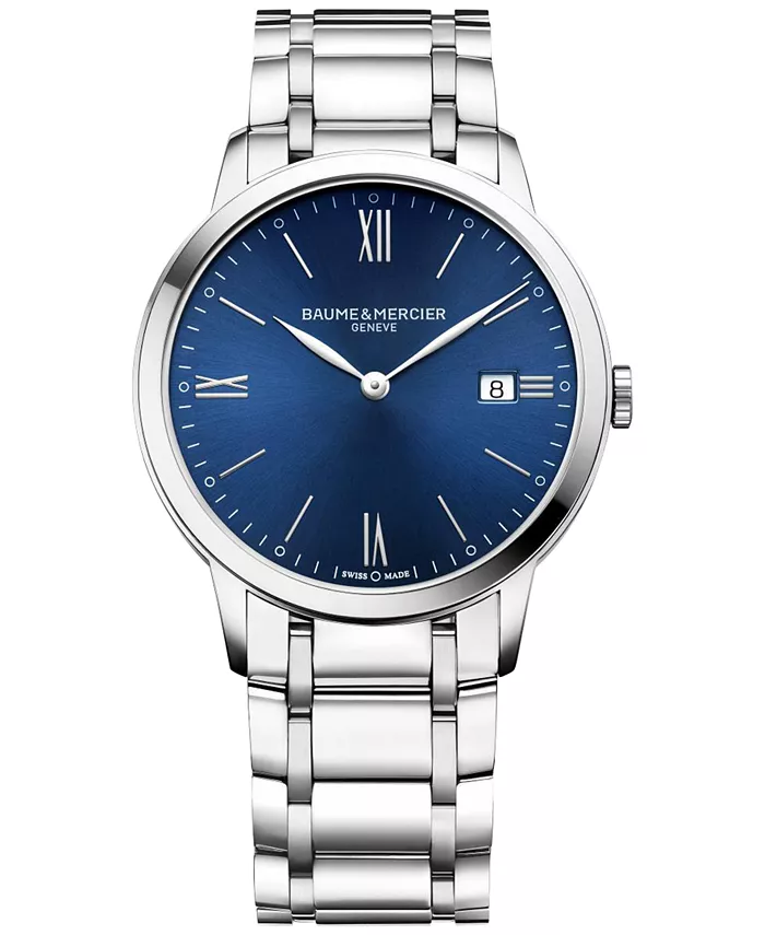 

Мужские часы Swiss Classima на стальном браслете 40 мм M0A10382 Baume & Mercier