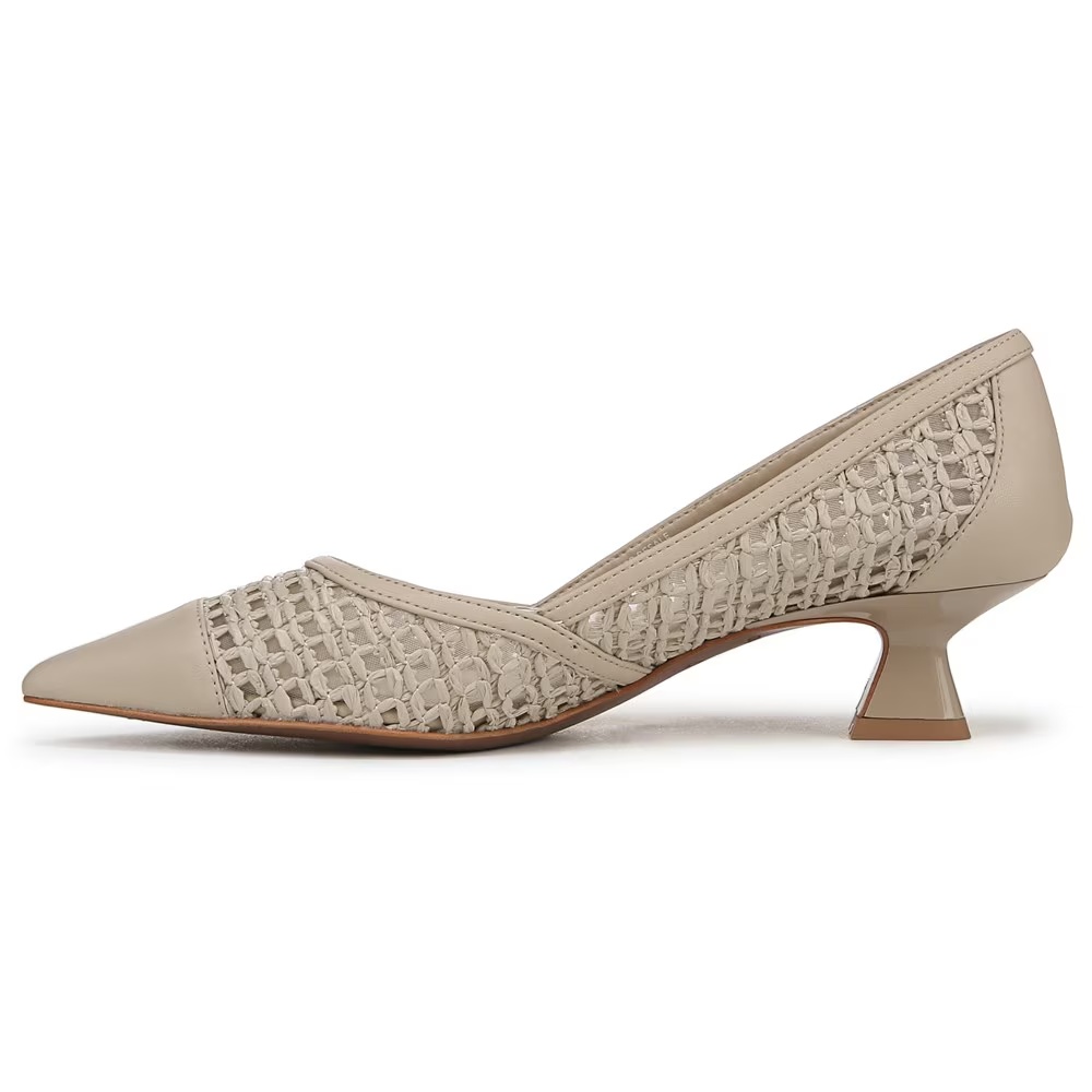 Туфли на каблуке Darcy Franco Sarto, alabaster beige faux raffia — фото 4