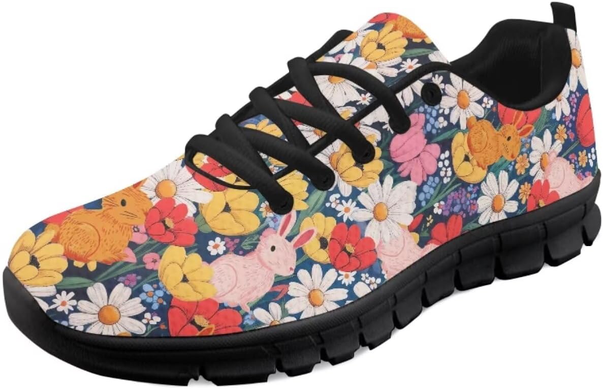 

Унисекс кроссовки для бега для взрослых Готические Y2K спортивные кроссовки Легкие противоскользящие кроссовки для тенниса, ходьбы и фитнеса с черной подошвой Getelinseng