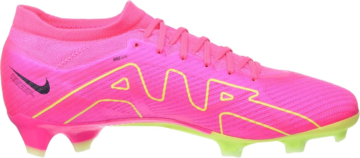 Кроссовки Nike Herren Zoom Vapor 15 Pro Fg Fußballschuhe, Pink Blast Volt Gridiron — фото 4