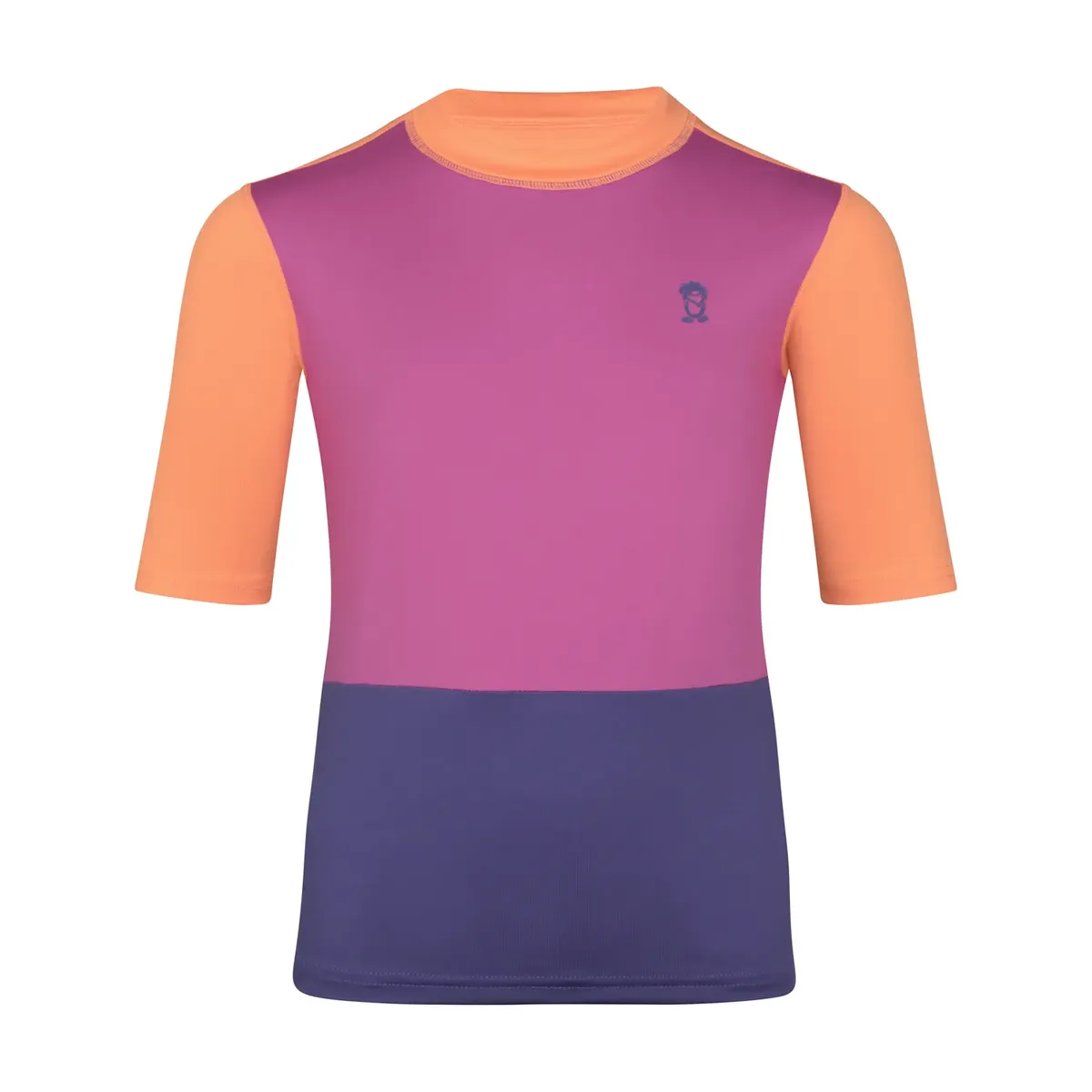 

Футболка TROLLKIDS "KIDS BALESTRAND T", цвет Mallow Pink/Papaya/Violet Blue