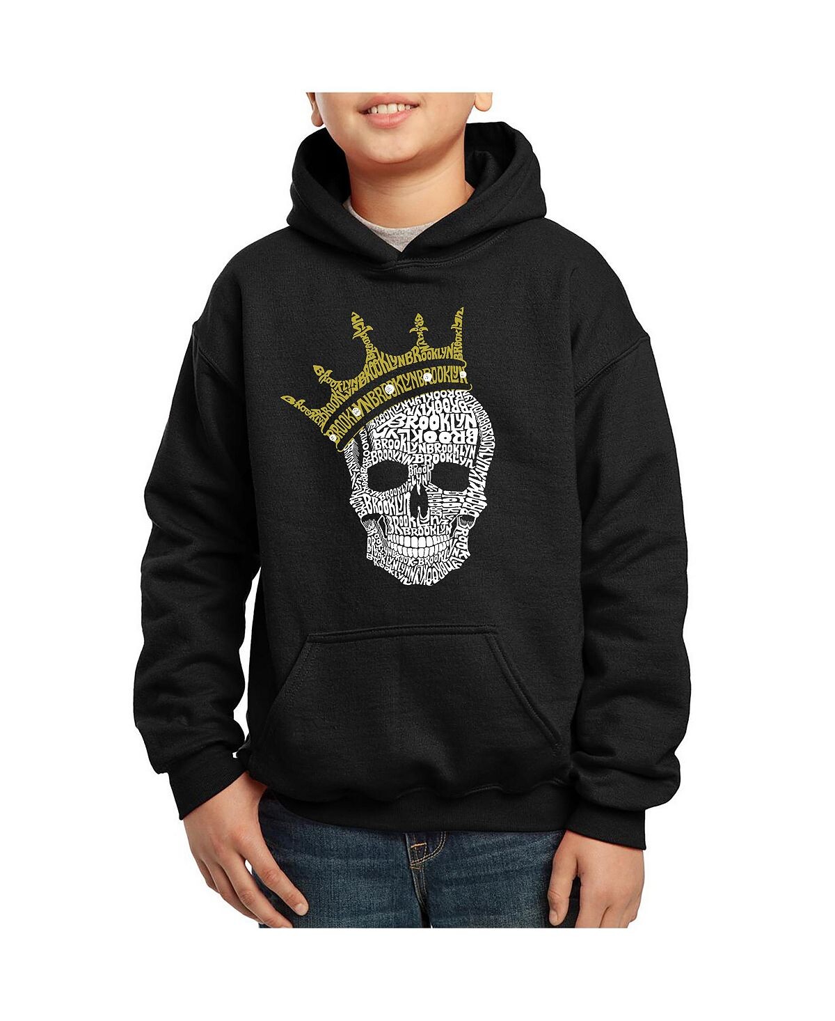 

Толстовка с капюшоном Big Boy's Word Art - Brooklyn Crown LA Pop Art