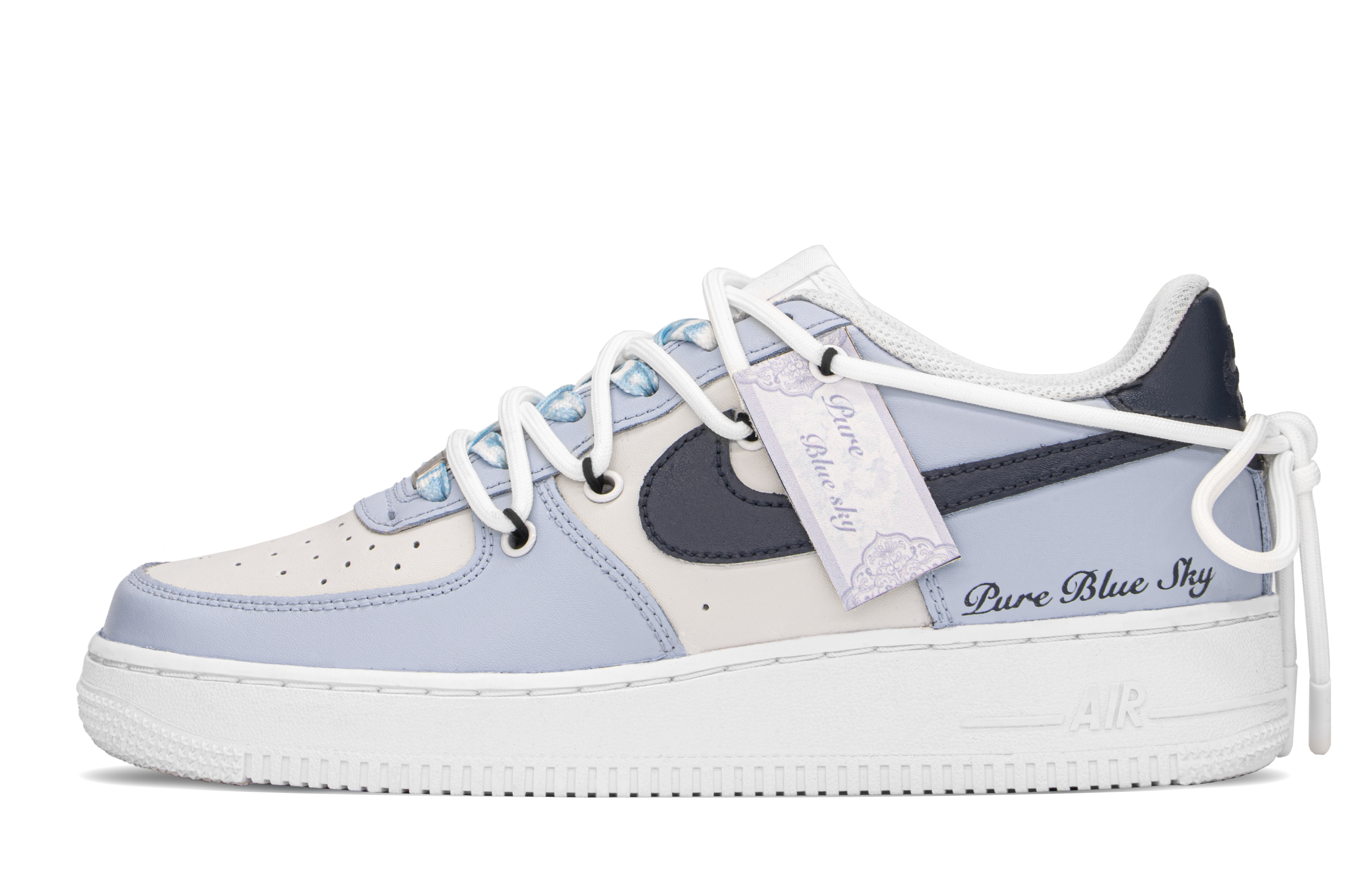 

Кроссовки Nike Air Force 1 Skateboard Shoes Women's Low-Top Blue