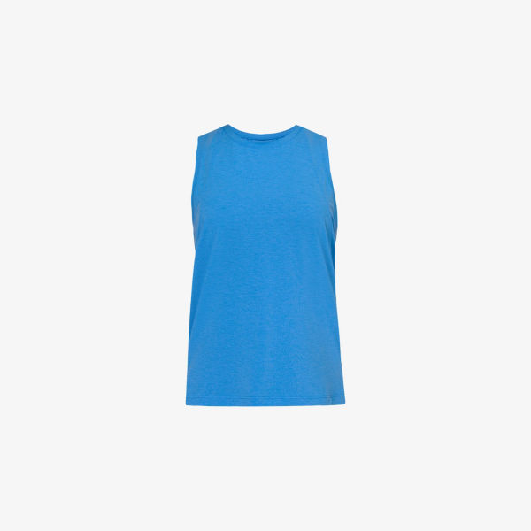 

Мягкий стрейч-топ из ткани Soft Flow Studio Sweaty Betty, синий
