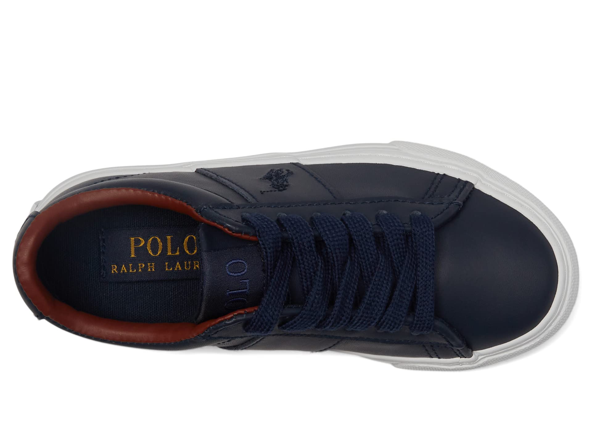 

Кроссовки Polo Ralph Lauren Kids Sayer Leather (Little Kid)