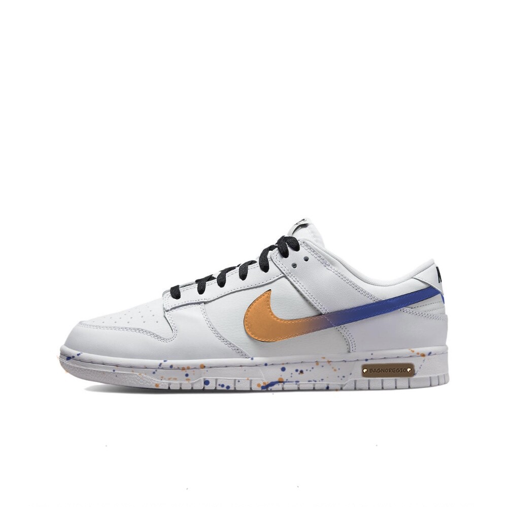 

Кроссовки Nike Dunk Skateboarding Shoes Men Low-top Blue/Orange, голубой, Синий, Кроссовки Nike Dunk Skateboarding Shoes Men Low-top Blue/Orange, голубой