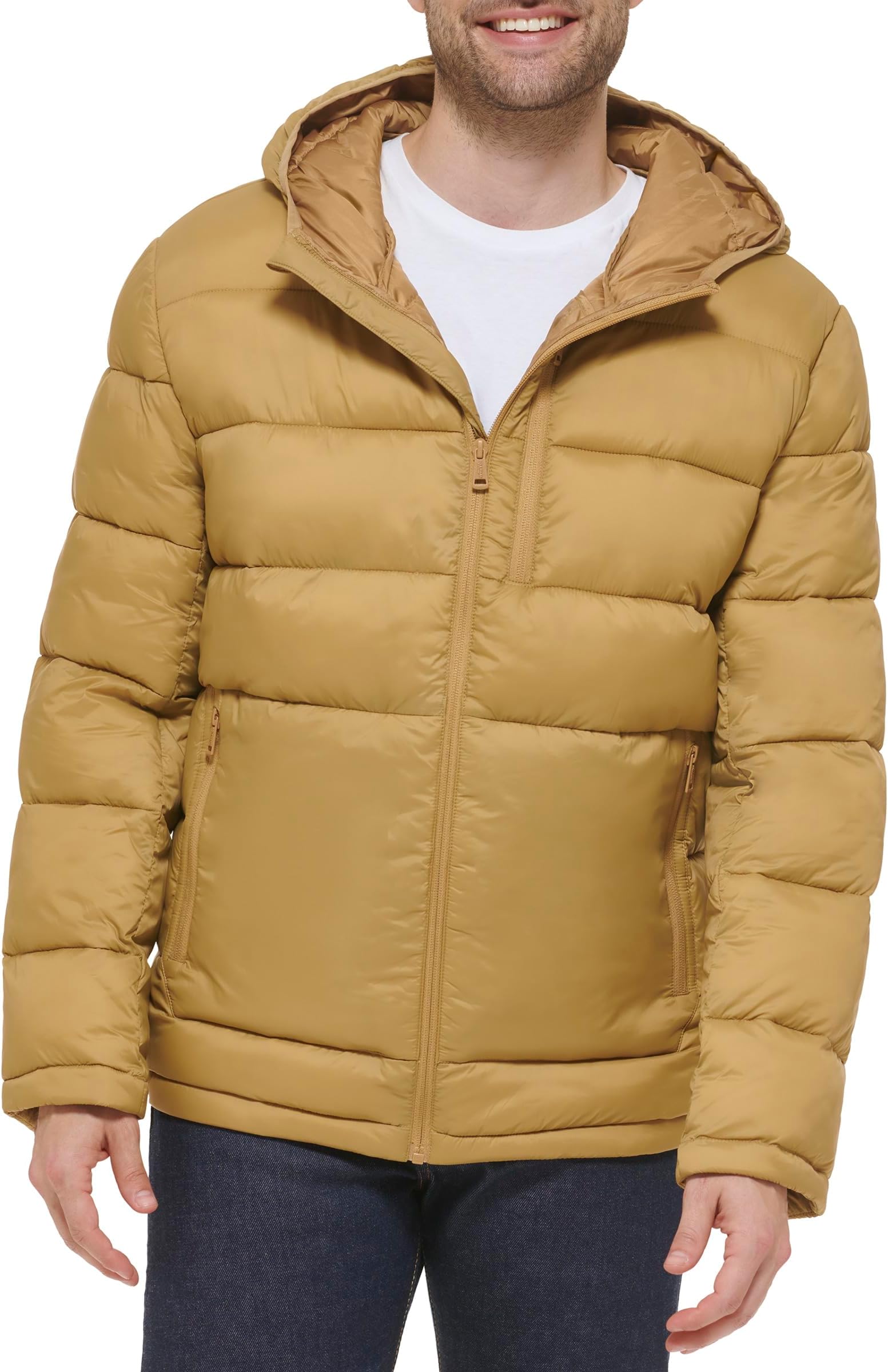 

Куртка Cole Haan Hooded Nylon Jacket, песочный