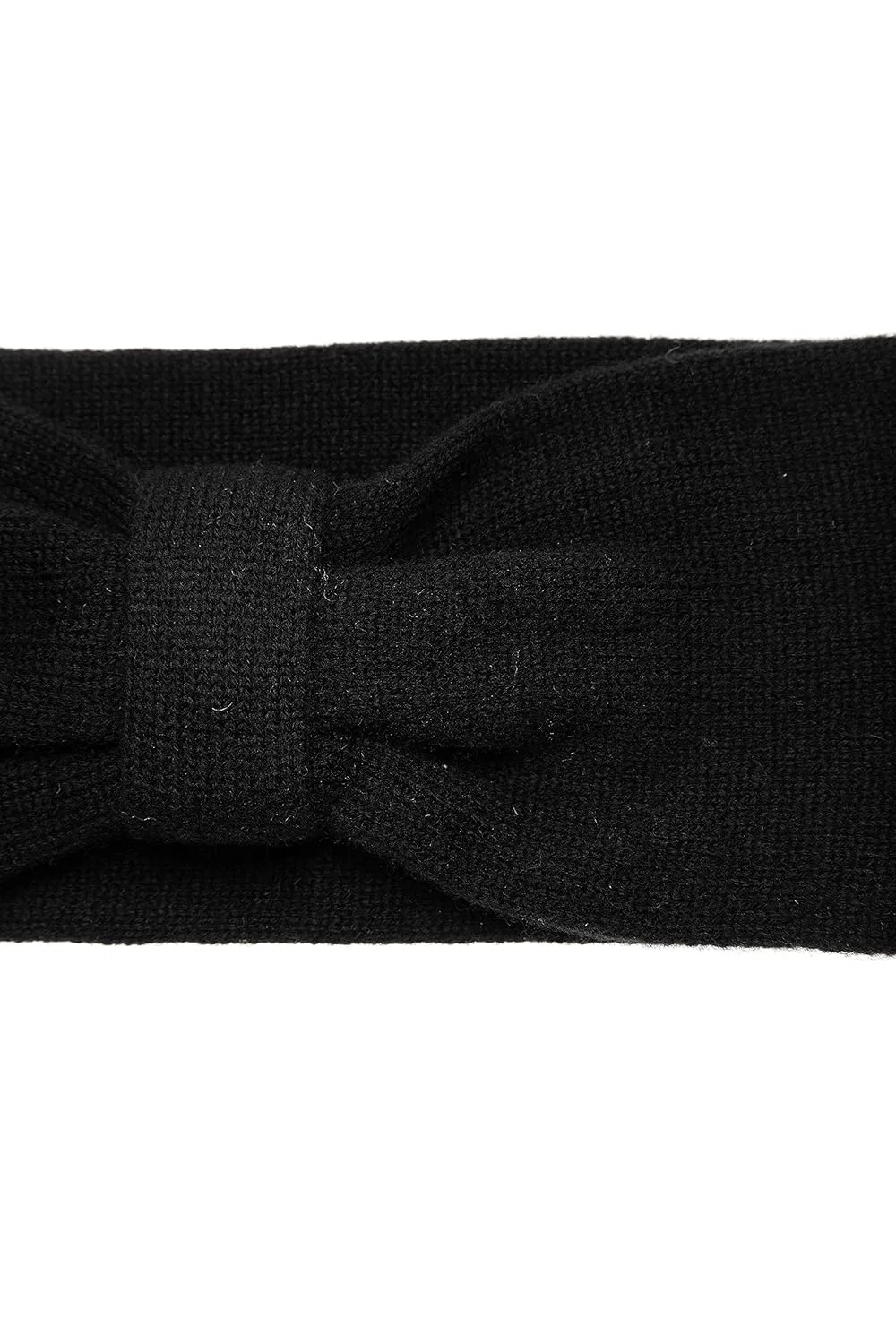 Женская повязка на голову из мериносовой шерсти и кашемира Knitas — фото 4