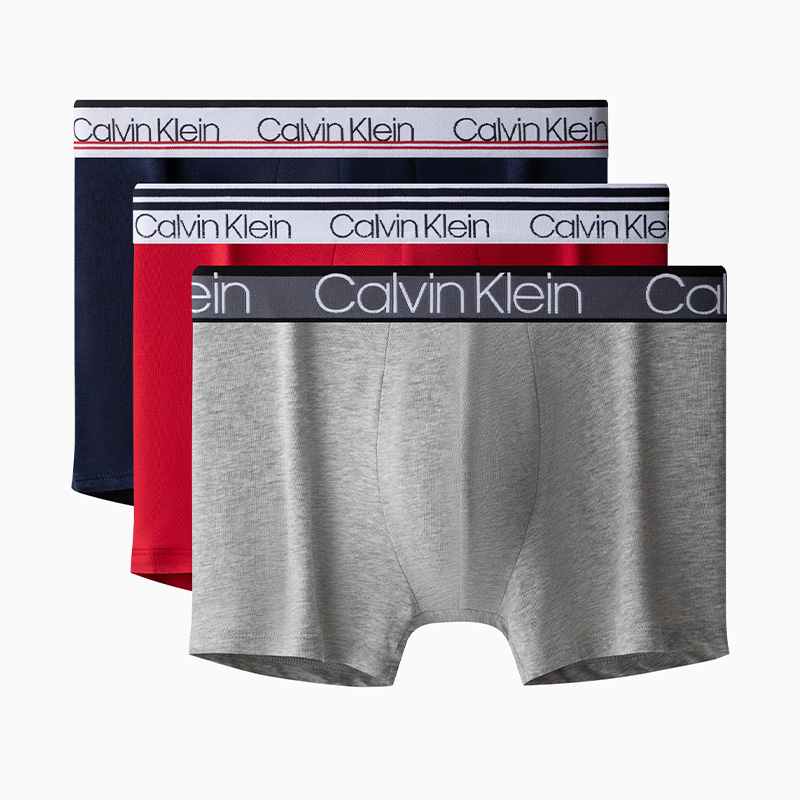 Мужские боксеры 3 штуки Calvin Klein, темно-синий