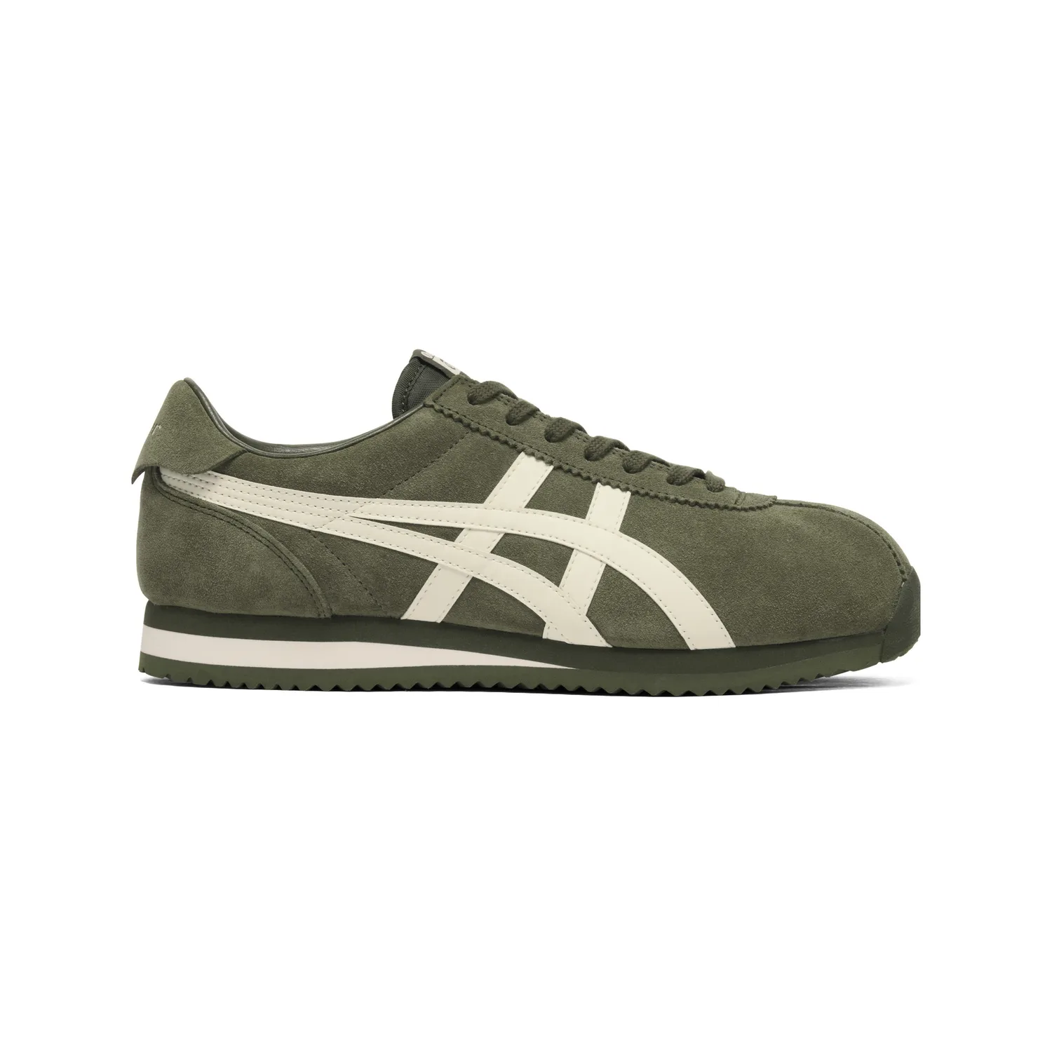 Onitsuka Tiger CORSAIR Cow Split Leather Low top Casual Shoes Unisex Green — фото 3