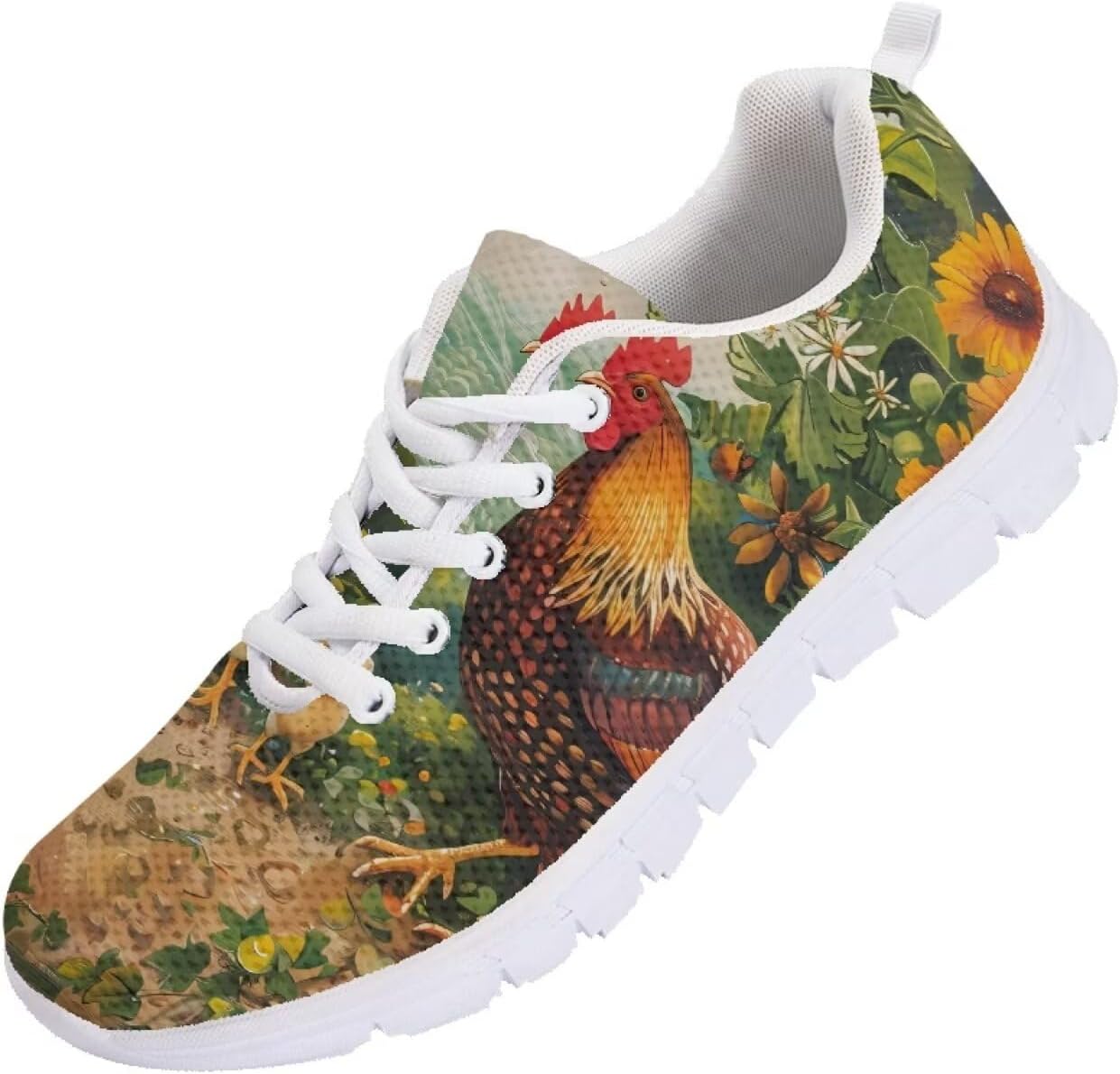 

Мужские беговые кроссовки Funnydude Funny Print 2025, легкие, дышащие, сетчатые, спортивные кеды, Rooster