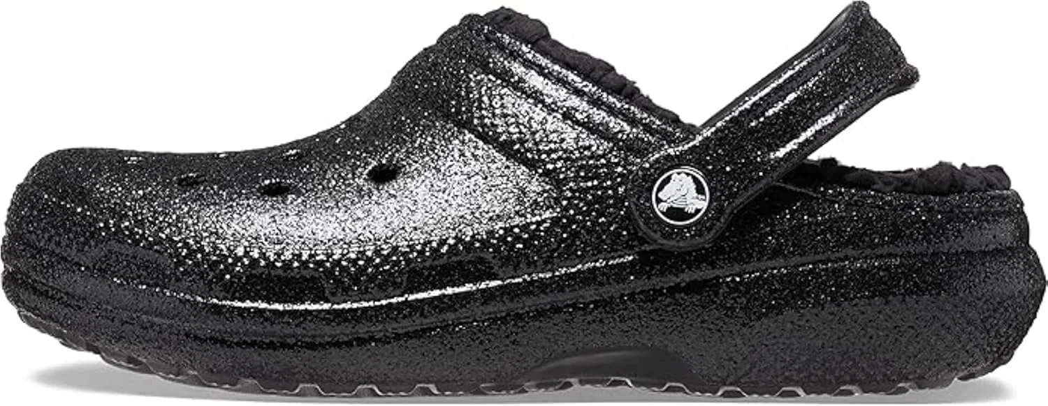 Кроксы Unisex Classic Lined Clog | Fuzzy Holzschuh Crocs, Black — фото 2
