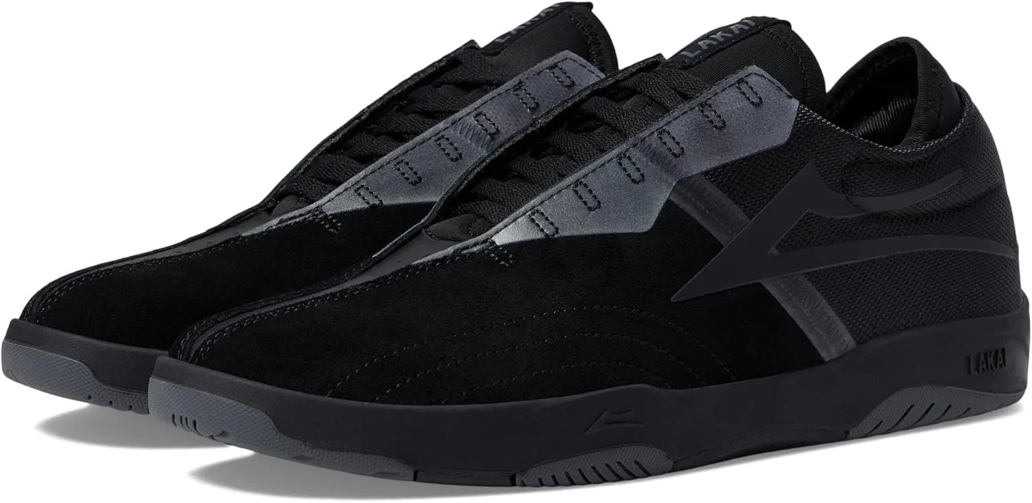 Мужские скейтбордистские кроссовки Lakai Mod - высокоэффективная обувь для скейтбординга, Black Suede 1