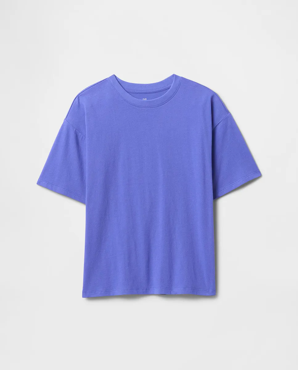 

Футболка с коротким рукавом и круглым вырезом для мальчика Gap, синий
