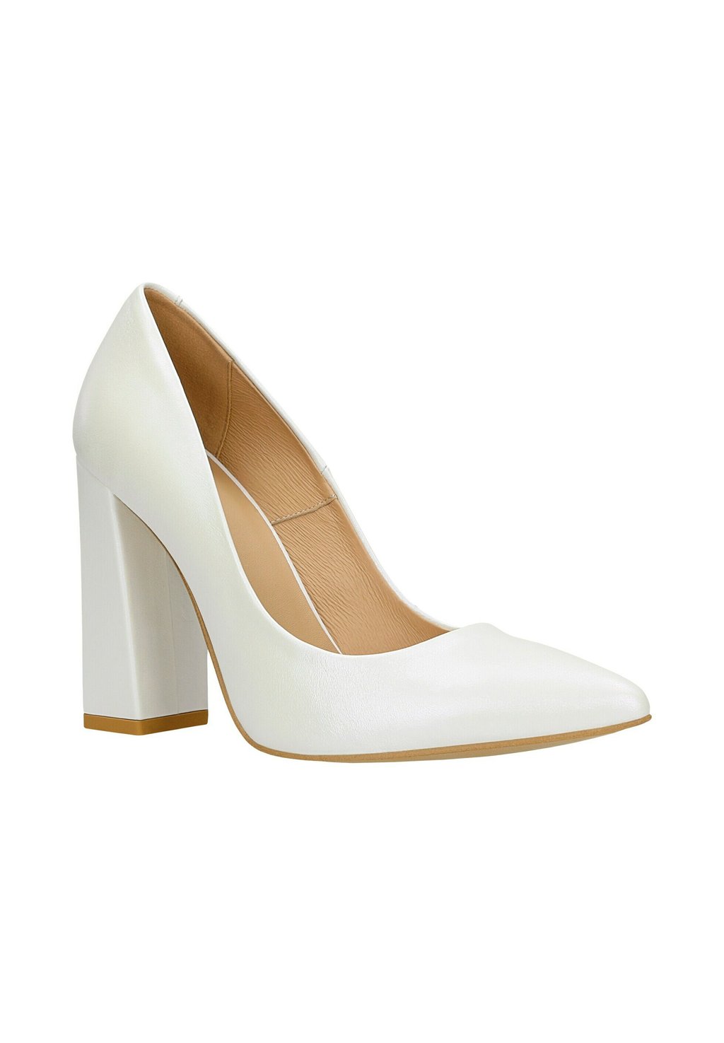 Классические туфли на каблуке Z PERŁOWYM POŁYSKIEM - High heels Wojas, белый — фото 2