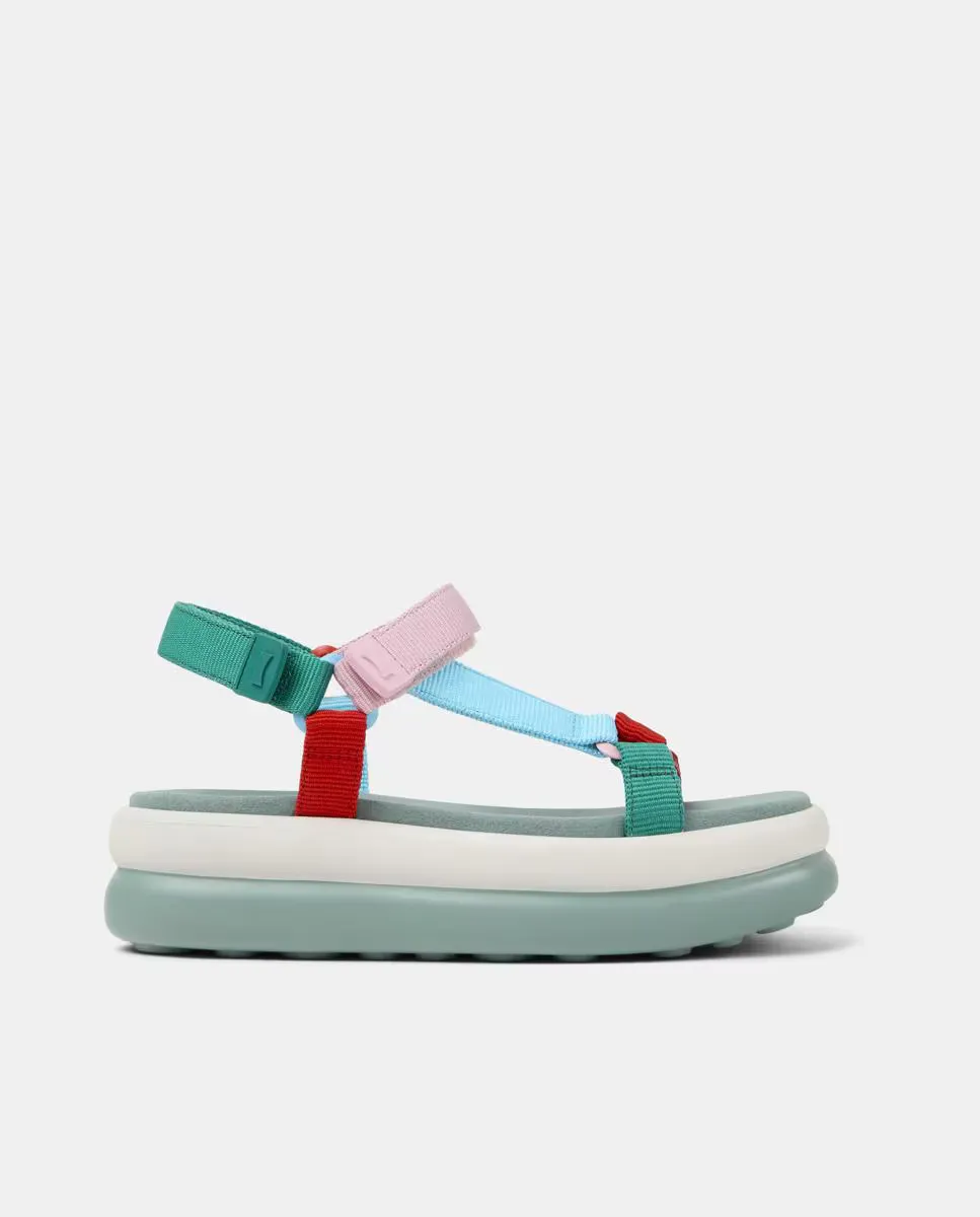 Женские босоножки на платформе Pelotas Flota Up Twins Camper, красный