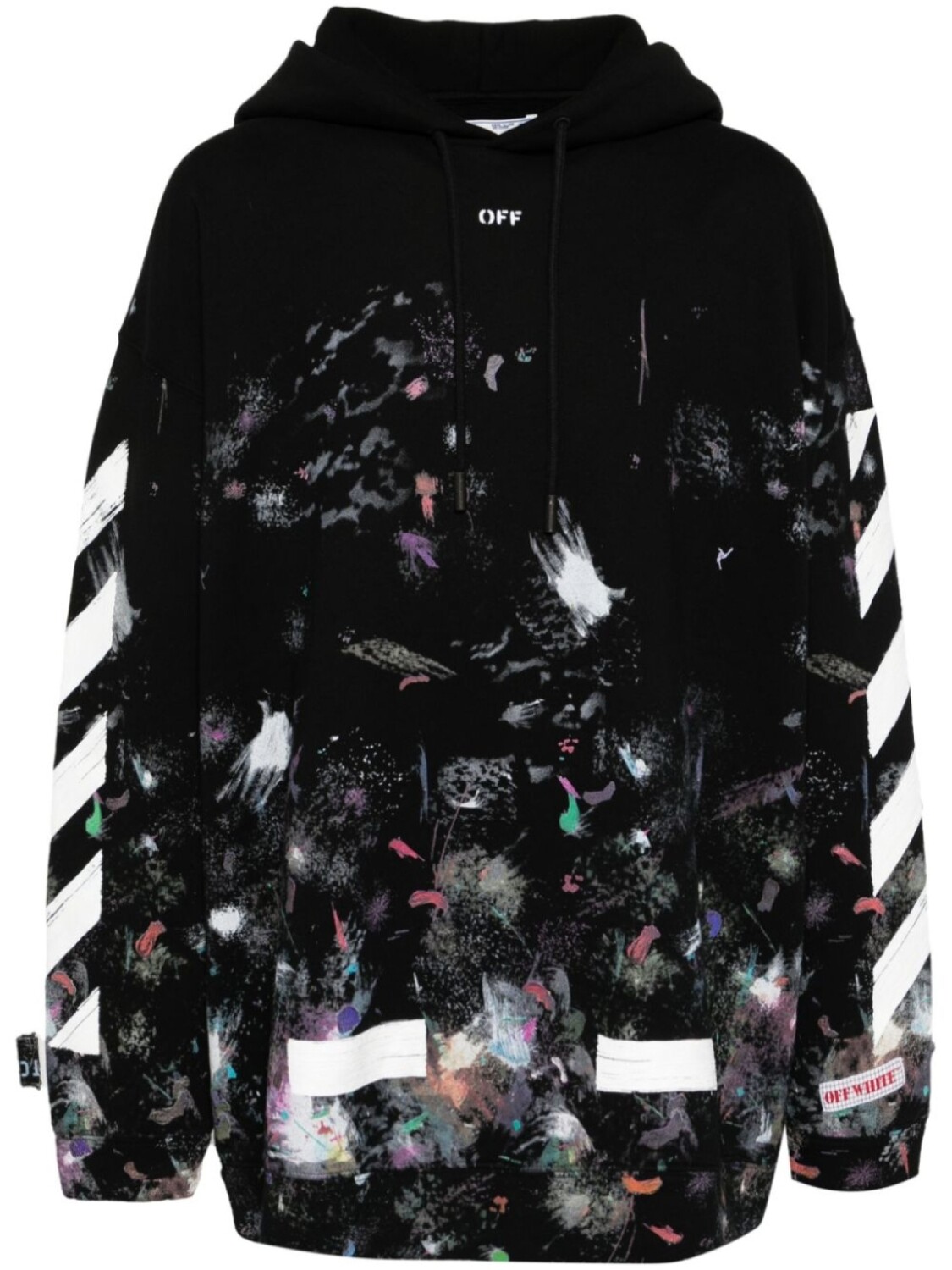 

Off-White худи с графичным принтом, черный