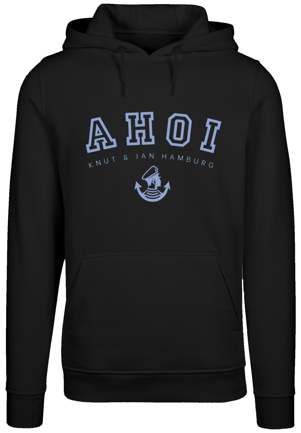 

Пуловер F4NT4STIC Hoodie Ahoi Knut & Jan Hamburg, черный