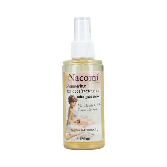 

Масло для загара с золотыми частицами SPF 6, 150 мл Nacomi