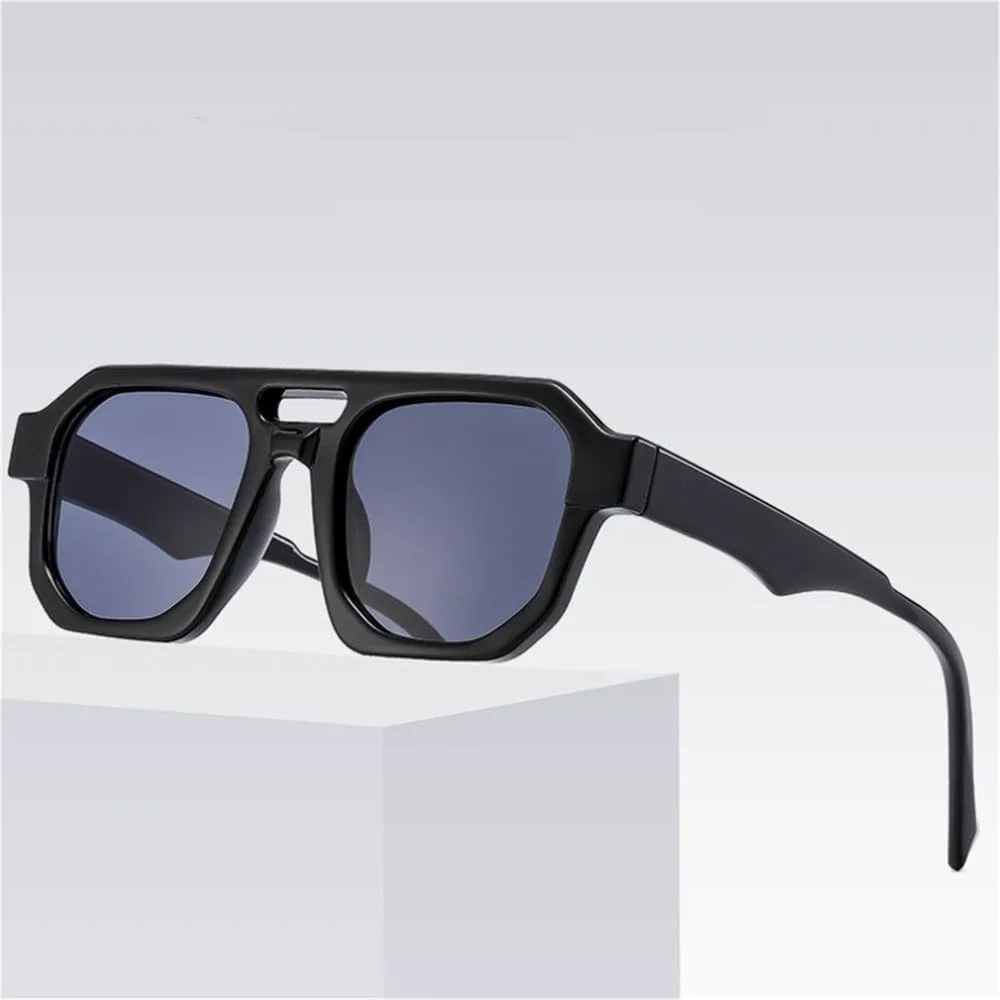 

Солнцезащитные очки UV400 с двойной перемычкой и леопардовым принтом для женщин и мужчин, для бега и занятий спортом на открытом воздухе UYPTK, Black Yellow