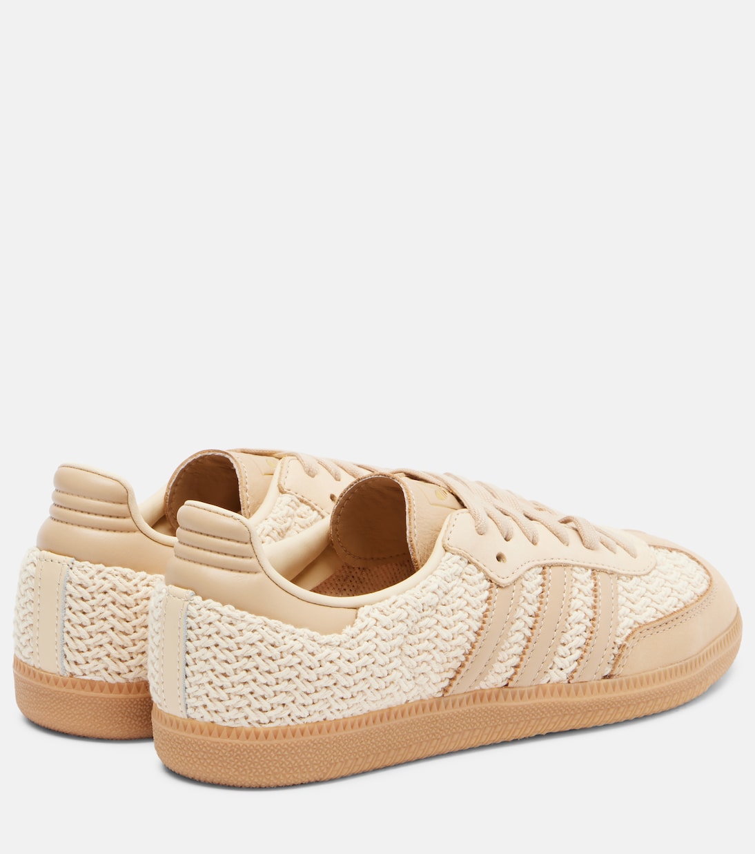 Кроссовки Samba OG с кожаными вставками Adidas, Sand Strata/Magic Beige/Gum 3 — фото 2