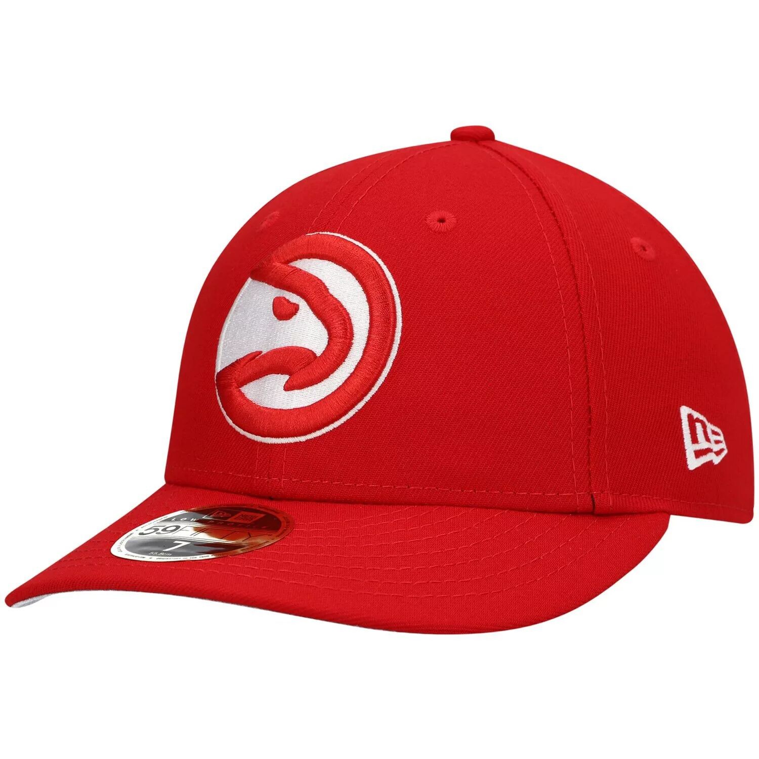 

Мужская низкопрофильная облегающая шляпа New Era Red Atlanta Hawks Team 59FIFTY