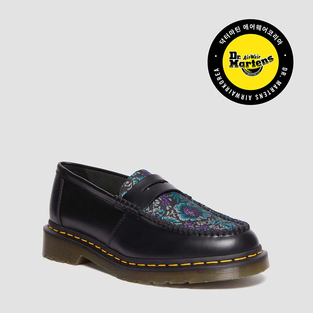 Мужские лоферы пенни Fenton чёрные от Dr. Martens