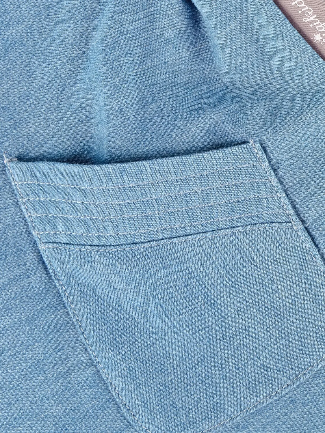Юбка Sigikid Jeansrock sommerleichter Chambray Rock светло-голубого цвета — фото 2