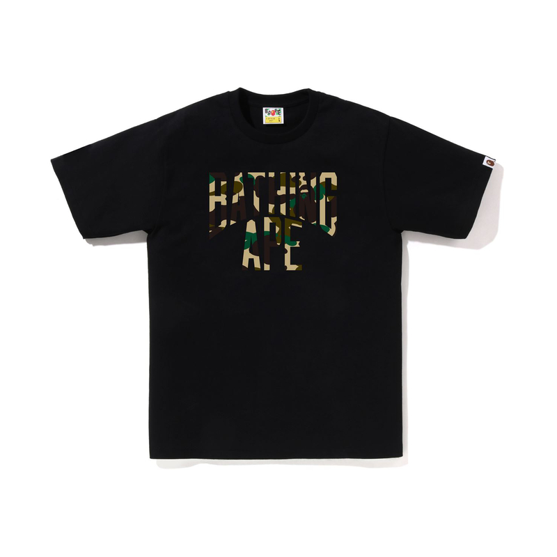 Футболка Bape 1st Camo Nyc Logo A BATHING APE, черная — фото 3