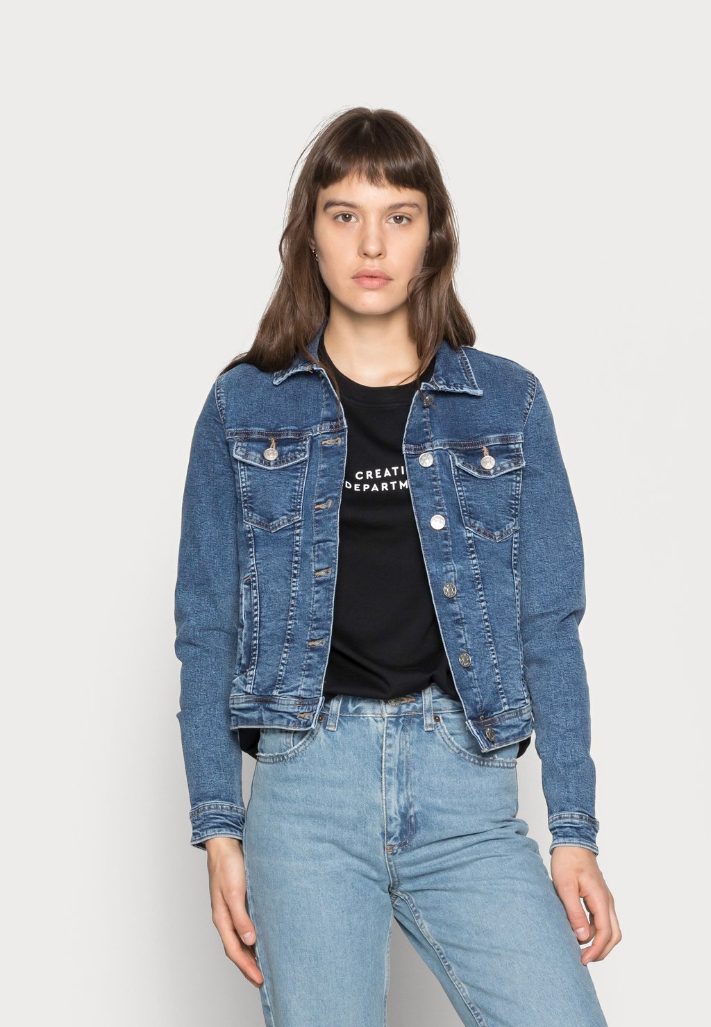 

Джинсовая куртка ONLY ONLTIA, цвет medium blue denim