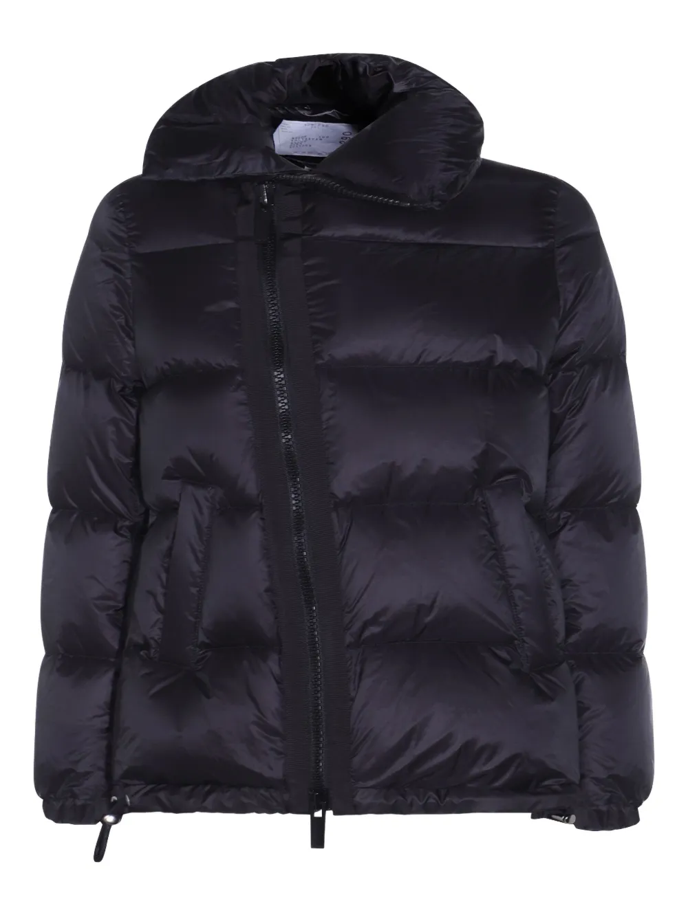 

Стеганая куртка с асимметричной молнией SACAI, черный