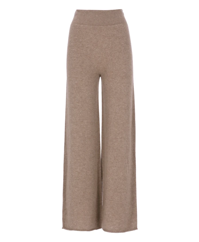 

Коричневые кашемировые брюки с эластичным поясом Vanisã, коричневый