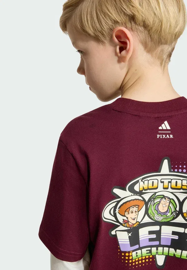 Футболка с длинным рукавом Adidas Pixar Toy Story Adidas Sportswear, бордово-белый — фото 3