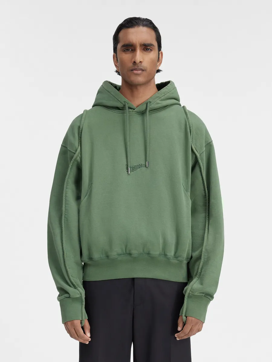 

Толстовка с логотипом Clay Le Камарг Jacquemus, темно-зеленый