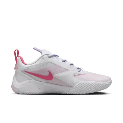 Кроссовки Nike HyperAce 3 SE Volleyball Shoes, цвет White/Mint Foam/Violet Mist/Hyper Pink — фото 3