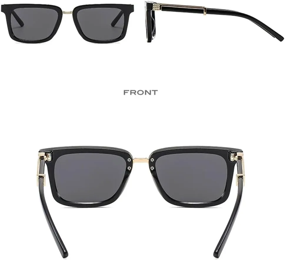 

Мужские солнцезащитные очки в стиле ретро с двухцветным градиентом, женские солнцезащитные очки в стиле панк с защитой от УФ-излучения UV400 Generic, M-68