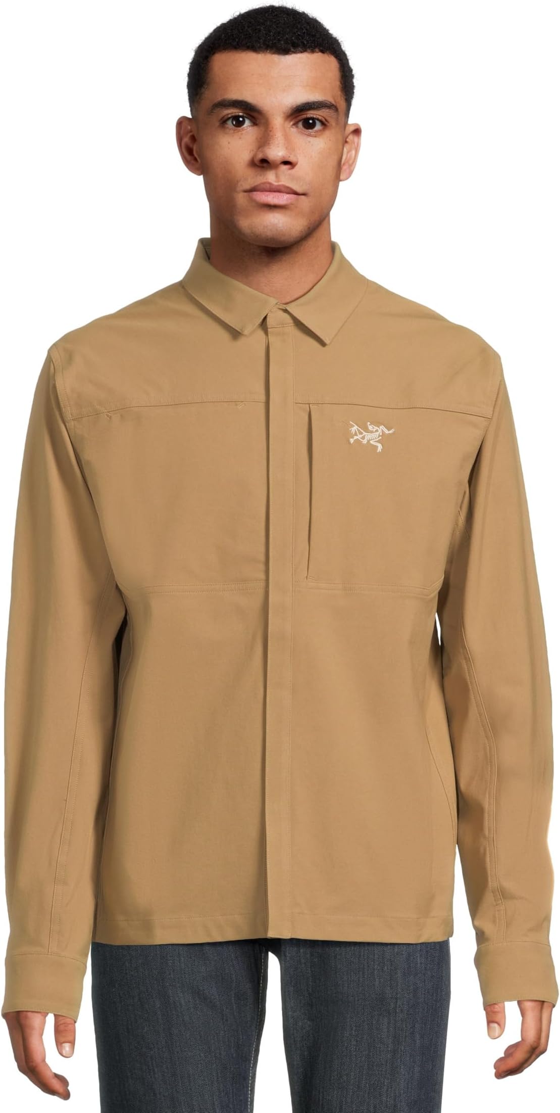 

Рубашка Arc'teryx Cronin Cotton Overshirt, цвет Canvas