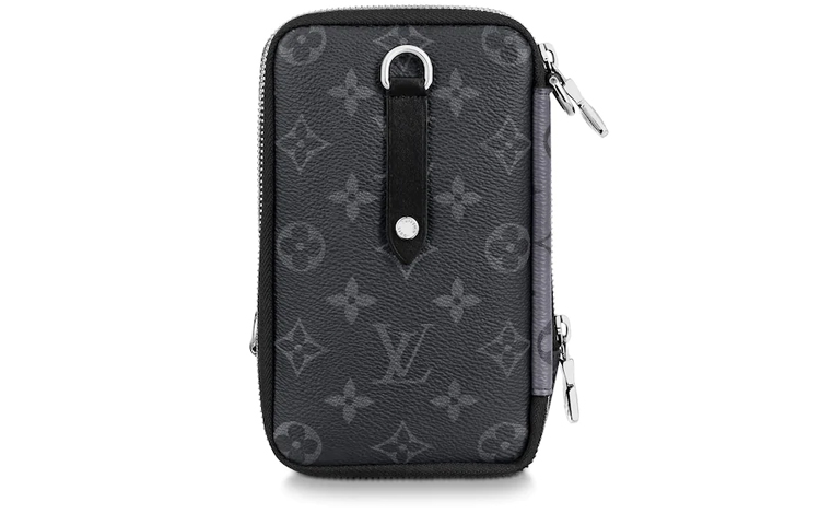 Холщовая сумка через плечо мужская серая LOUIS VUITTON — фото 3