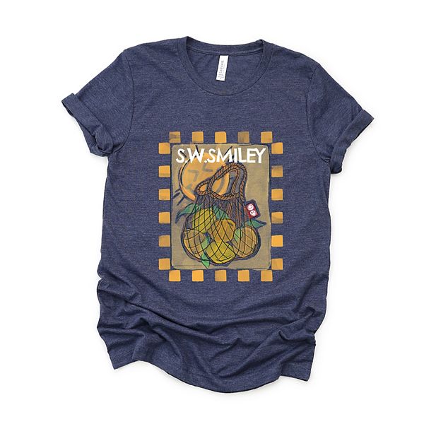 

Футболка SWSmiley lemon bag с коротким рукавом Simply Sage Market, Heather Navy