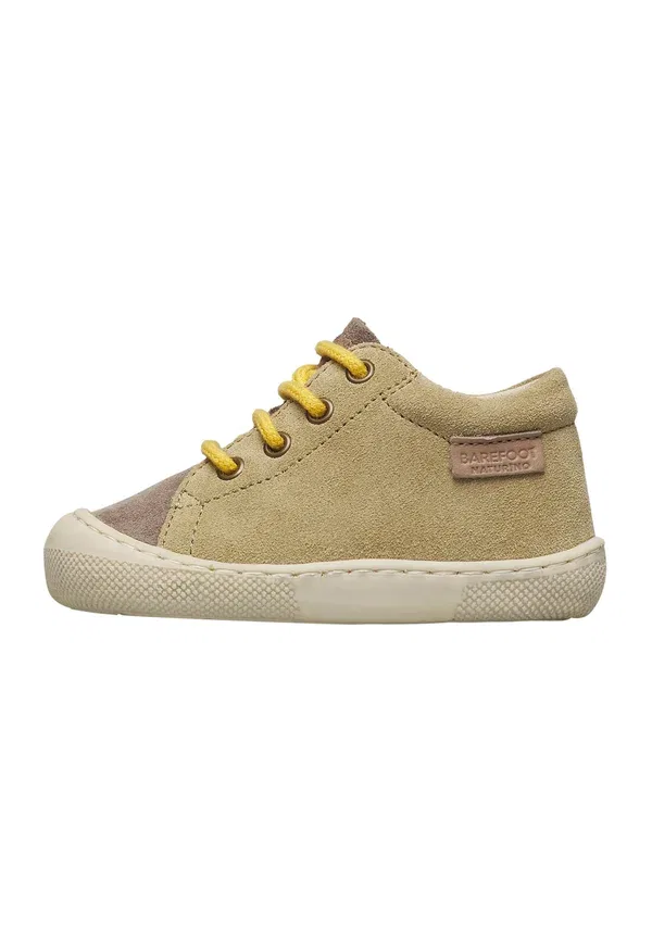 Детские босоножки Barefoot amur baby shoes Naturino, военно-зеленый-коричневый