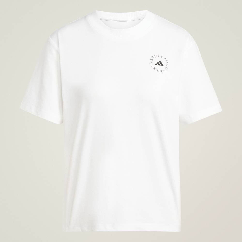 Футболка by Stella McCartney TrueCasuals Regular Sportswear Adidas, white — фото 4