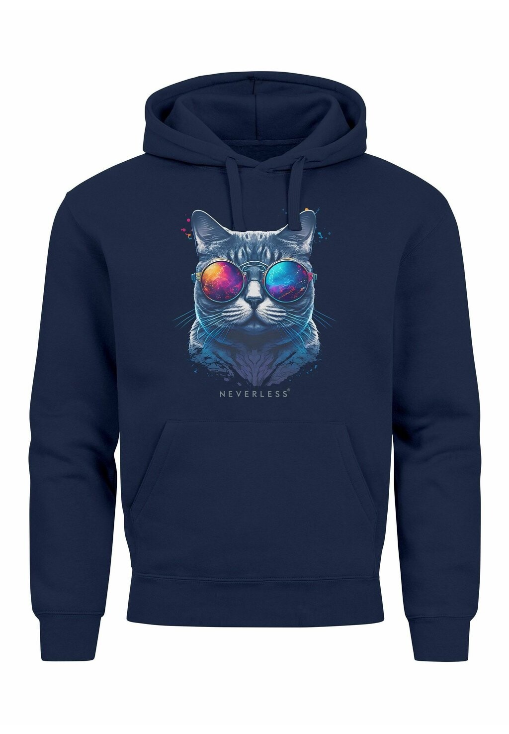 

Толстовка CAT SOMMER SONNENBRILLE STYLE FASHION Neverless, темно-синий